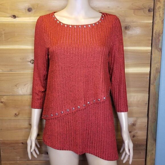 Ruby Rd. Asymmetrical Top (size S) - Picture 1 of 6